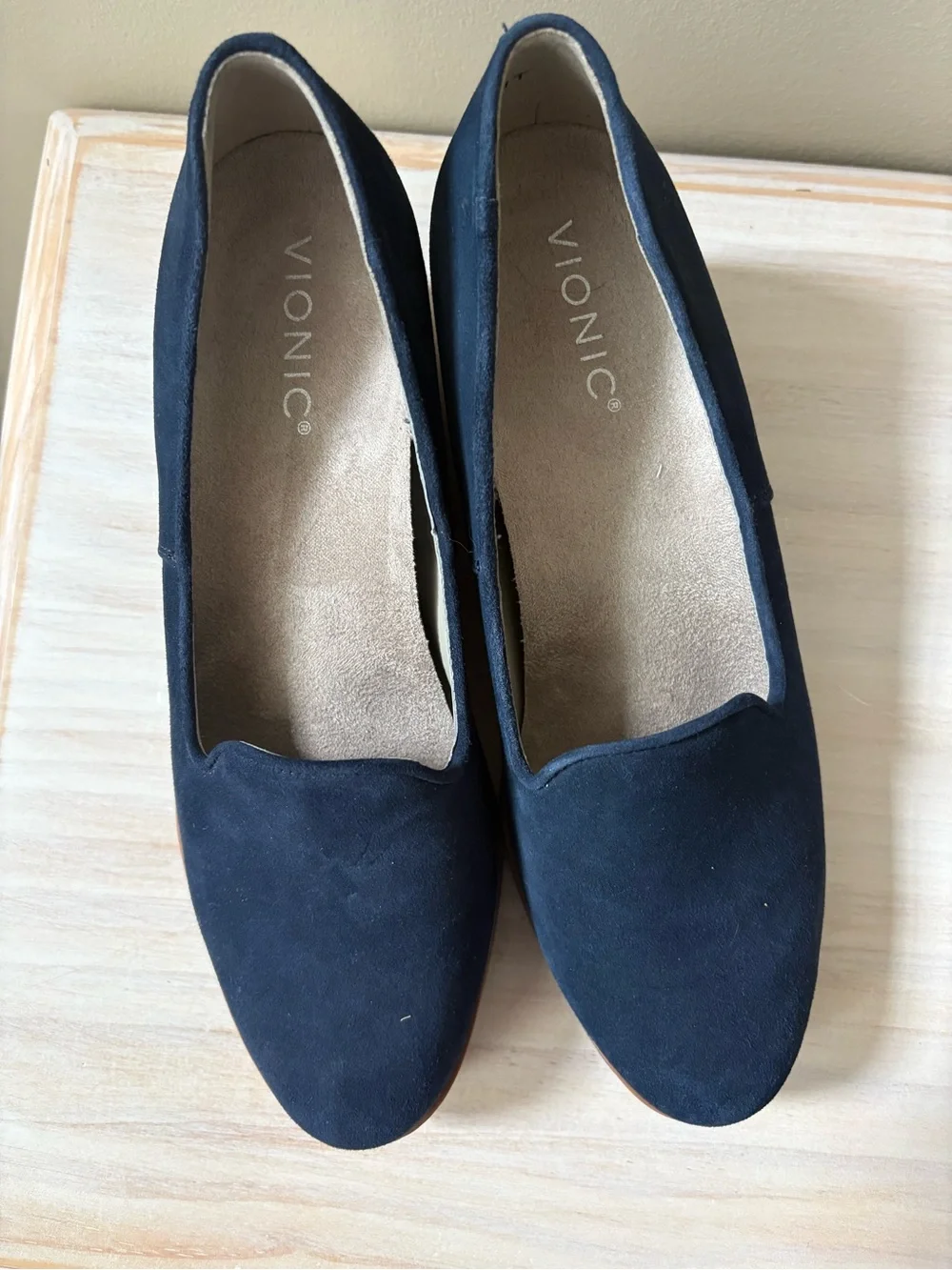 Vionic Willa Wedge Women's Slip-On Loafer Wedge Shoes Size 8.5